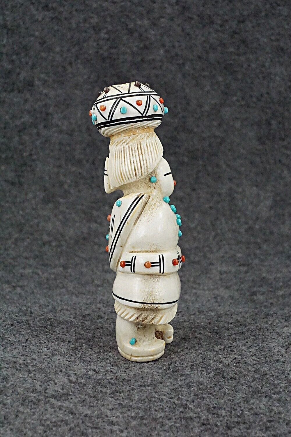 Ola Maiden Zuni Fetish Carving - Claudia Peina