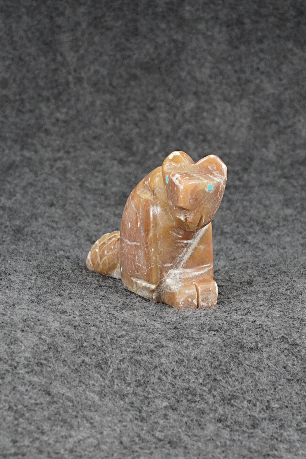 Beaver Zuni Fetish Carving - Gilbert Lonjose