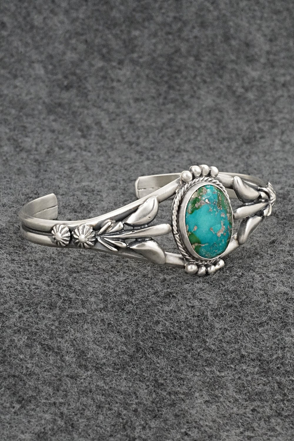 Turquoise & Sterling Silver Bracelet - Bobby Platero