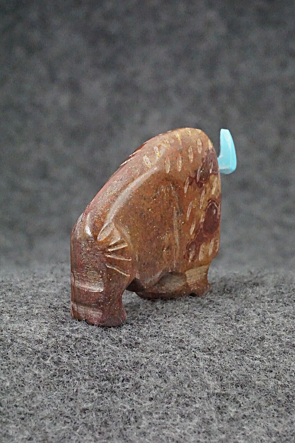 Buffalo Zuni Fetish Carving - Todd Etsate