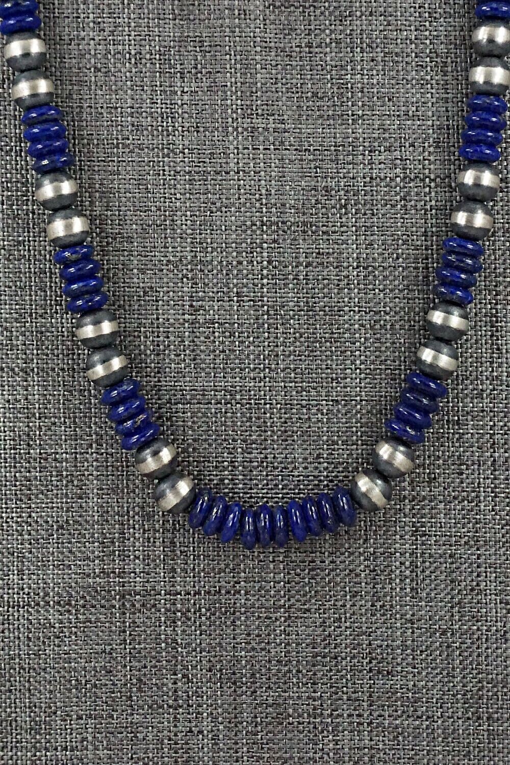 Lapis & Sterling Silver Necklace - Doreen Jake
