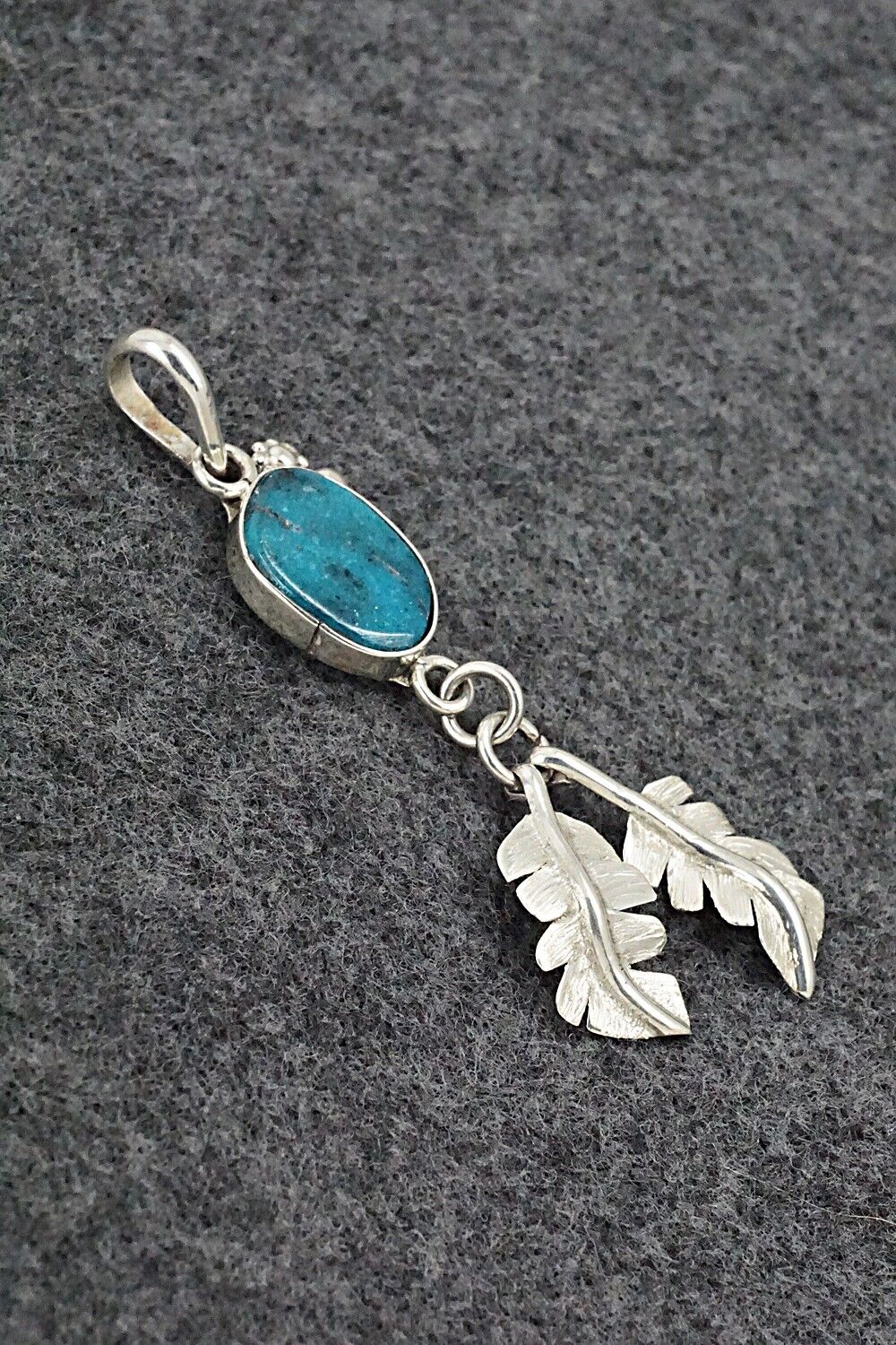 Turquoise & Sterling Silver Pendant - Tammy Deysee