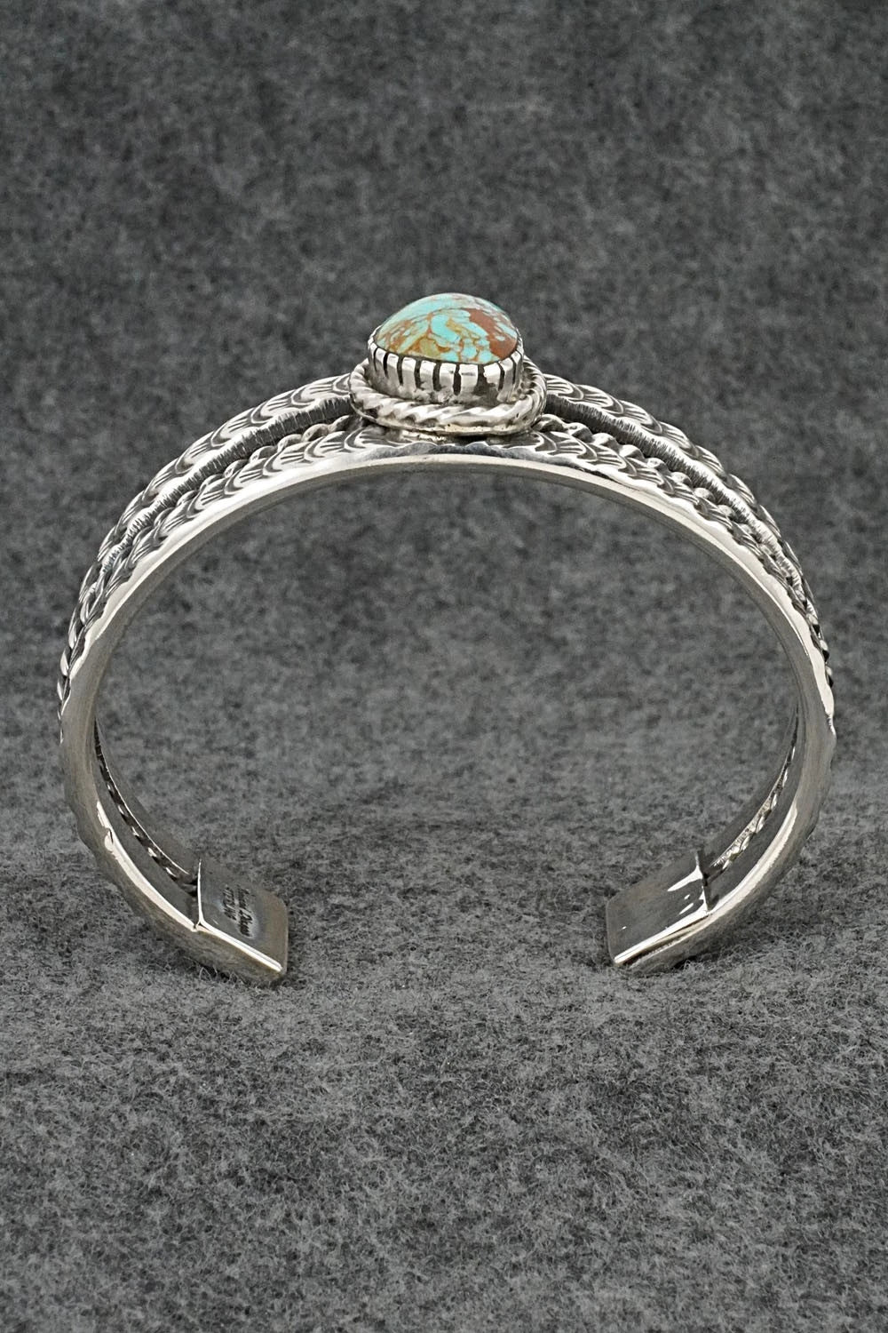 Turquoise & Sterling Silver Bracelet - Roland Dixson