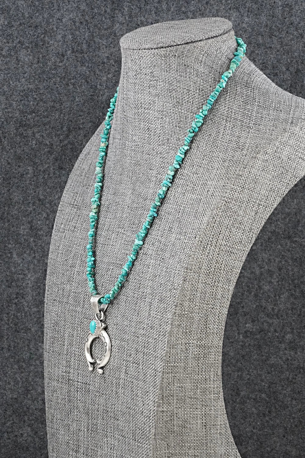 Turquoise & Sterling Silver Necklace - Sharon McCarthy