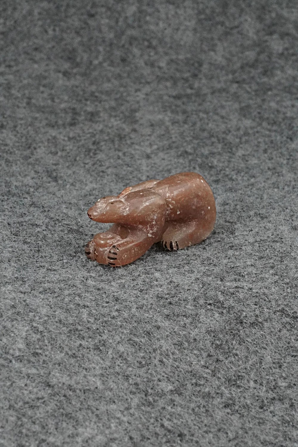 Mountain Lion Zuni Fetish Carving - Rick Kallestewa