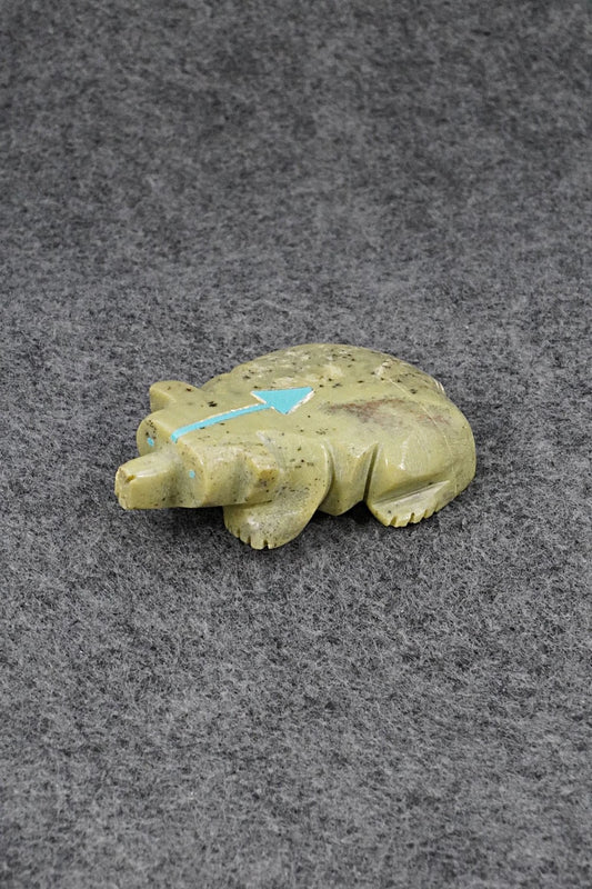 Badger Zuni Fetish Carving - Adrian Cachini