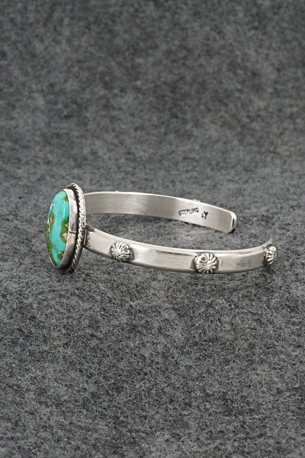 Turquoise & Sterling Silver Bracelet - Samuel Yellowhair