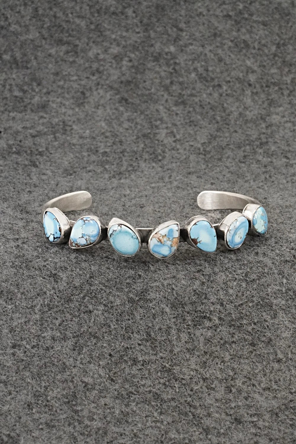 Turquoise & Sterling Silver Bracelet - Verley Betone