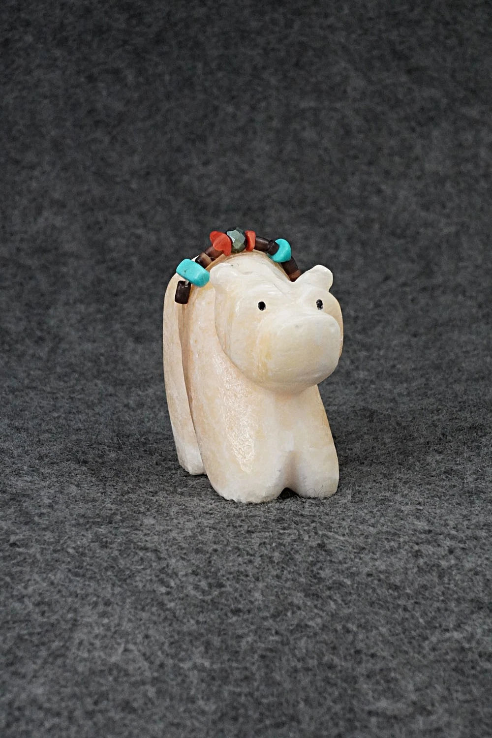 Bear Zuni Fetish Carving - Benina Kallestewa