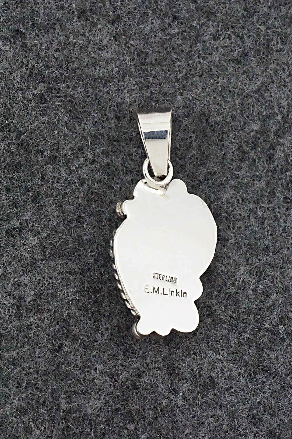 Turquoise & Sterling Silver Pendant - Ella Linkin