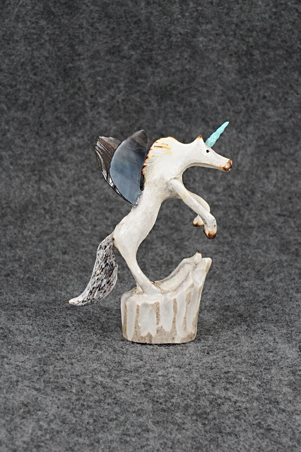 Unicorn Zuni Fetish Carving - Ruben Najera