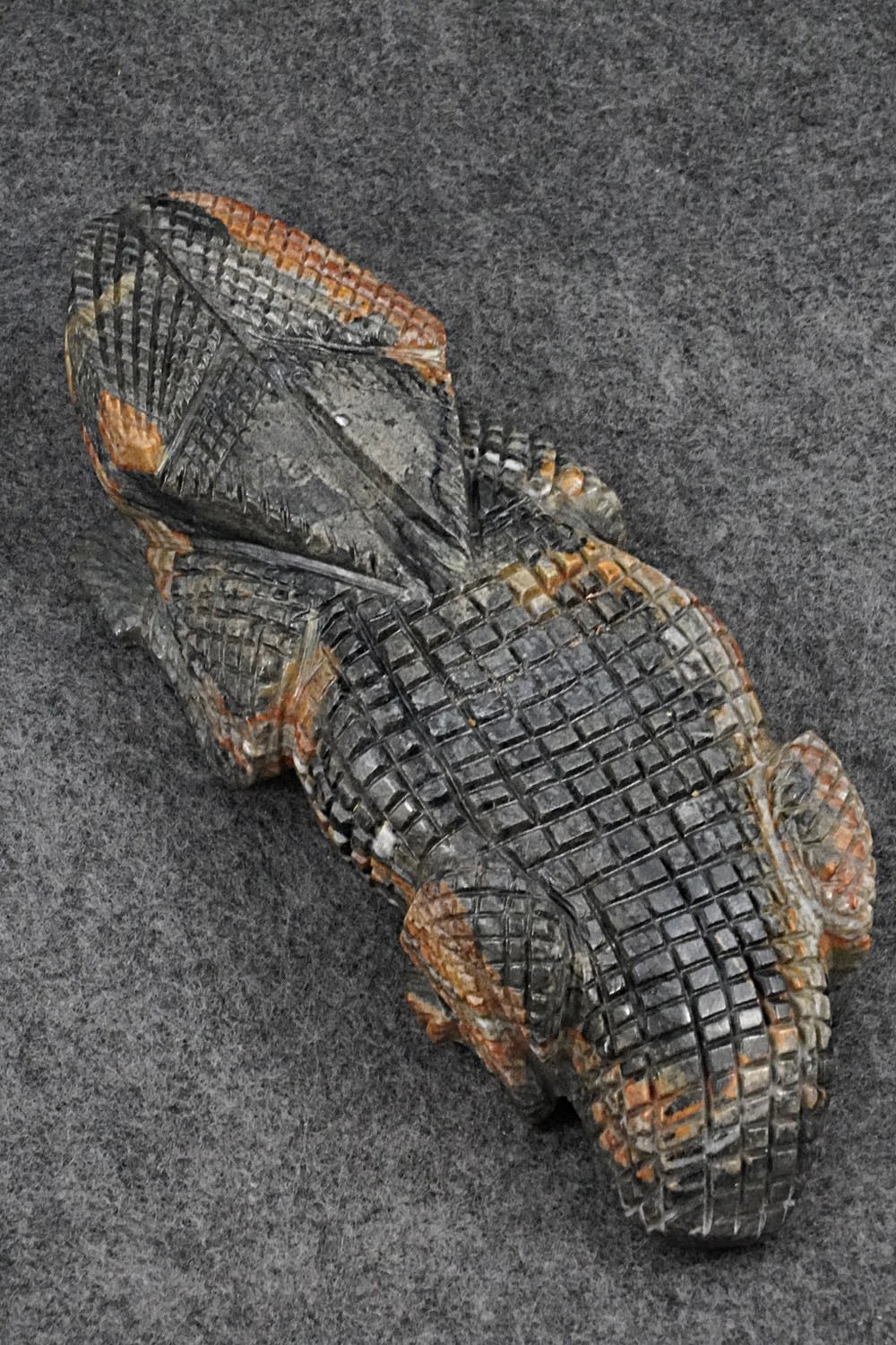 Horned Toad Zuni Fetish Carving - Tony Mackel