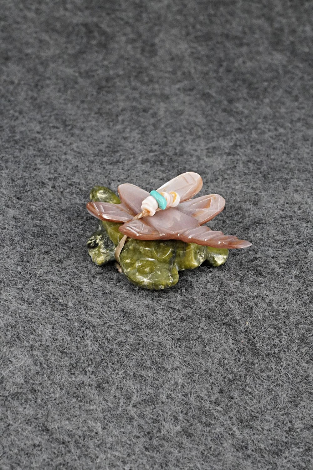 Turtle Zuni Fetish Carving - Daisy Rose Leonard