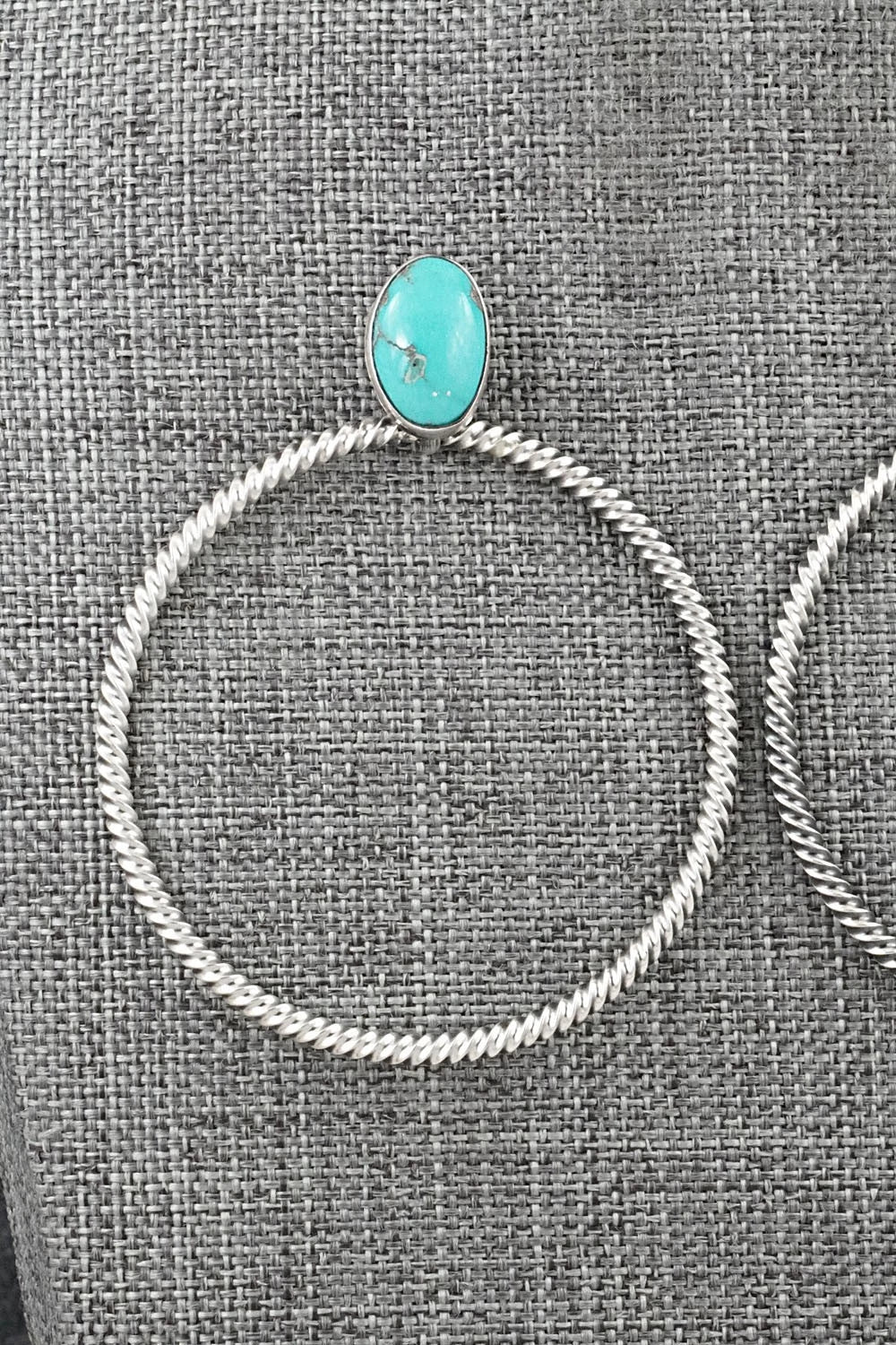 Turquoise & Sterling Silver Earrings - Verley Betone