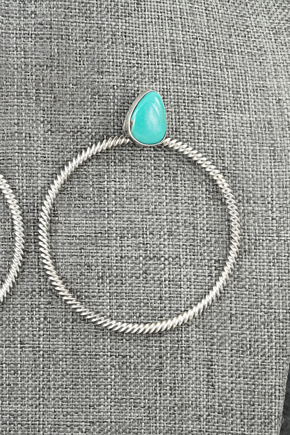 Turquoise & Sterling Silver Earrings - Verley Betone