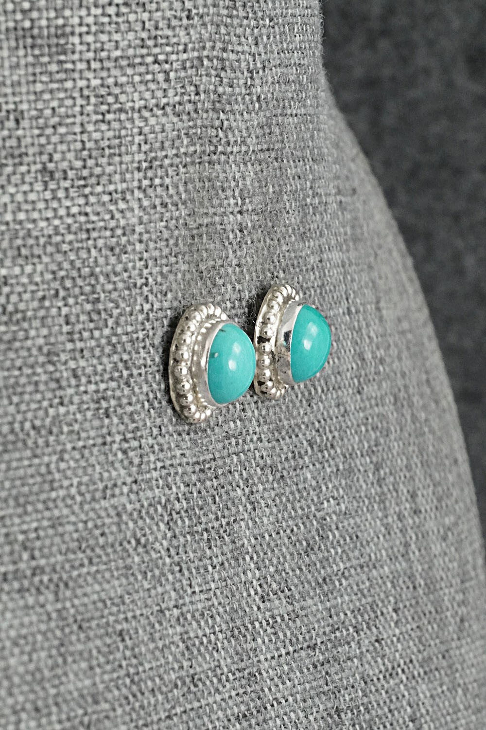 Turquoise & Sterling Silver Earrings - Byron Begay