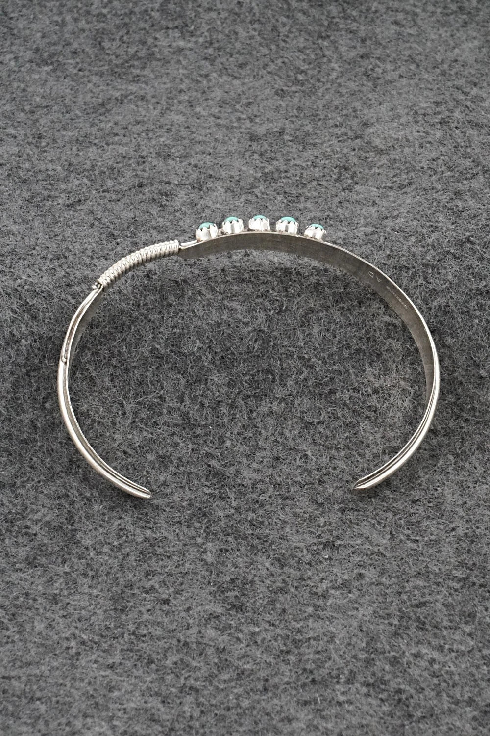 Turquoise and Sterling Silver Bracelet - Aaron Davis