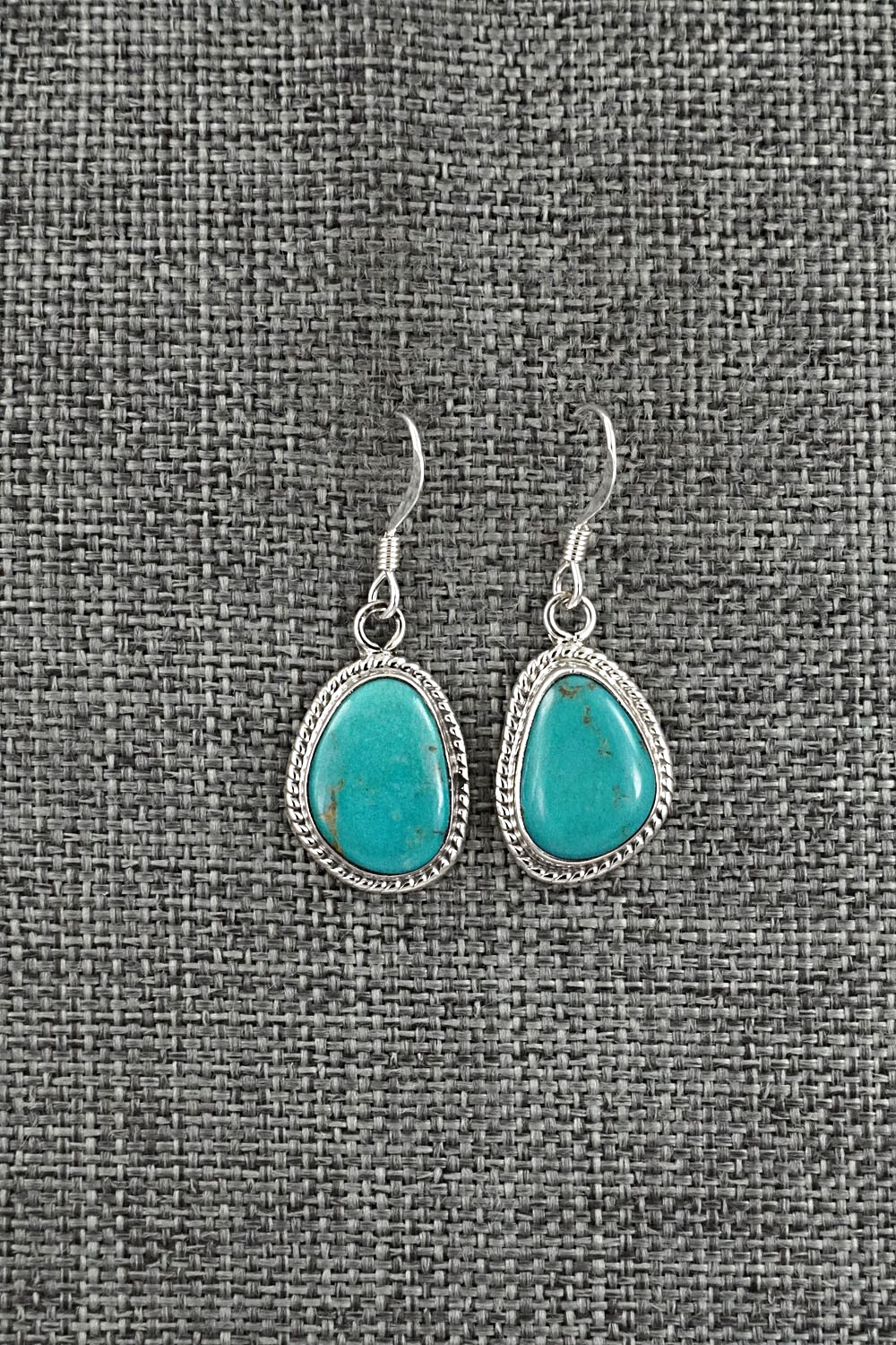 Turquoise & Sterling Silver Earrings - Sharon McCarthy