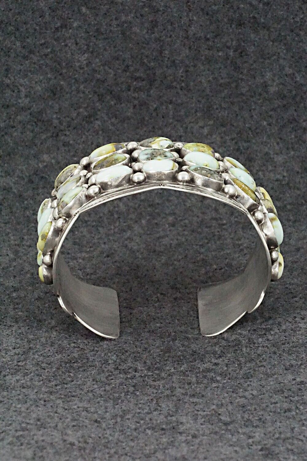 Variscite & Sterling Silver Bracelet - Tom Lewis