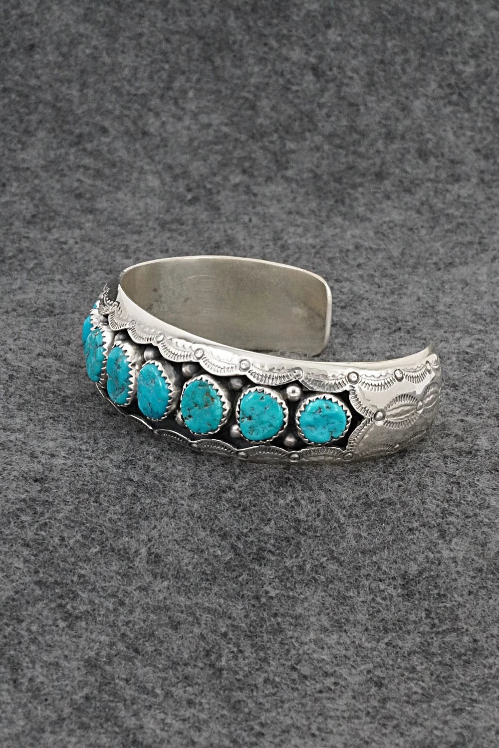 Turquoise & Sterling Silver Bracelet - Wilbert Muskett Sr.