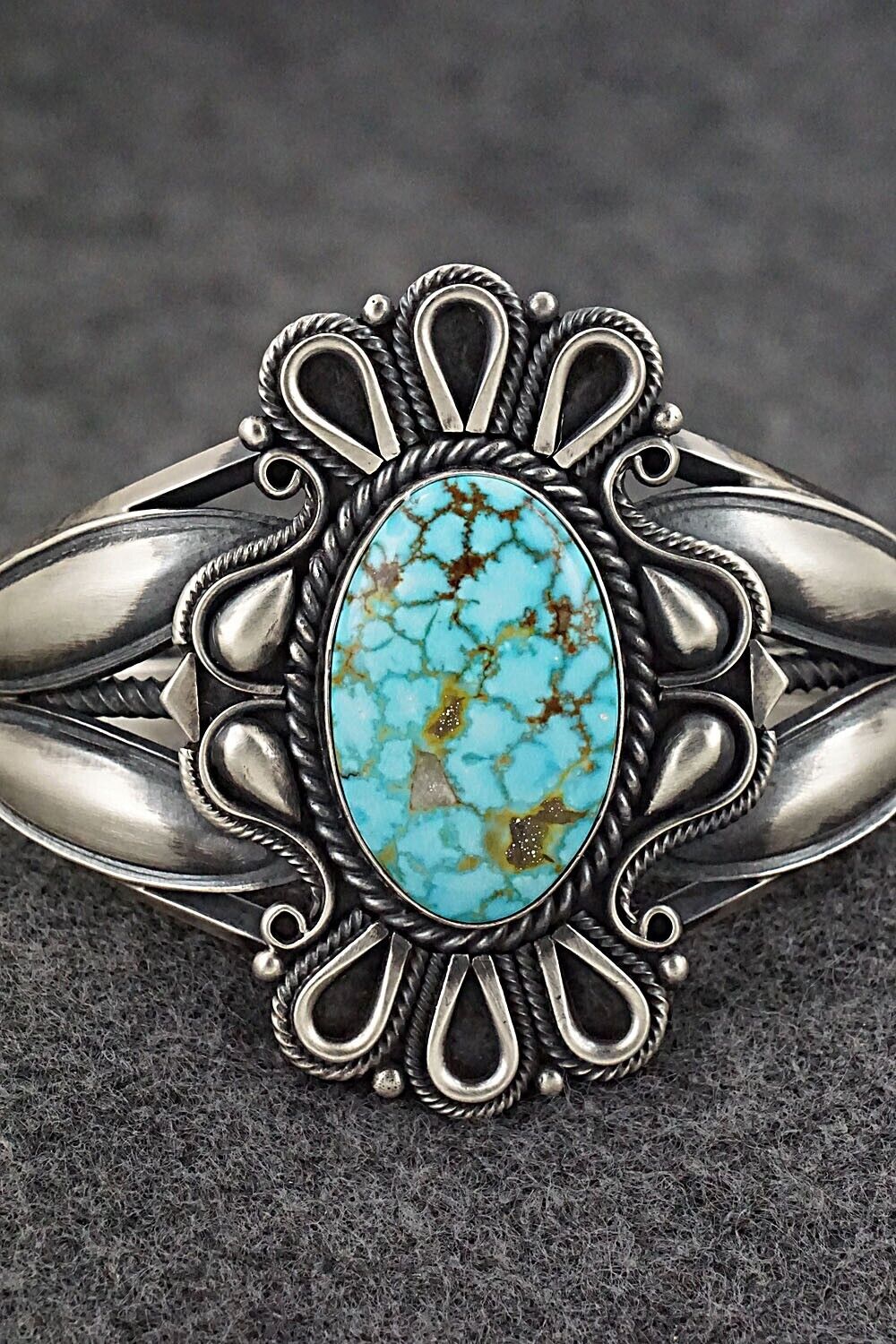 Turquoise & Sterling Silver Bracelet - Derrick Gordon