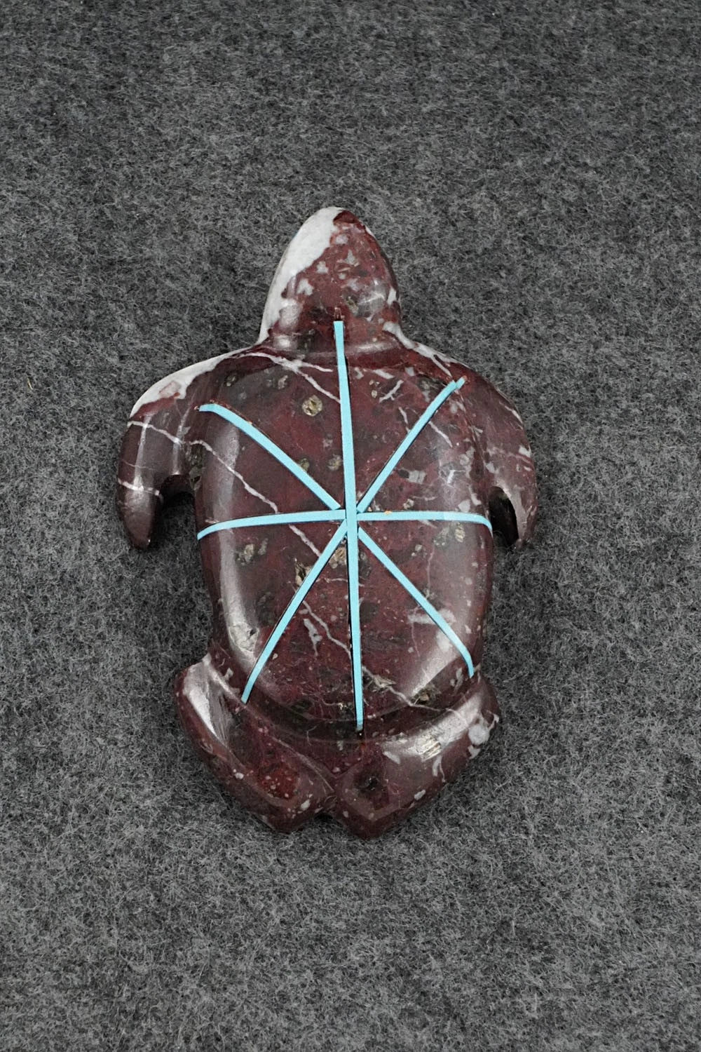 Turtle Zuni Fetish Carving - Kenric Laiwakete