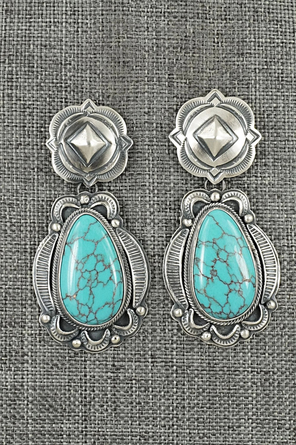 Turquoise & Sterling Silver Earrings - Randy Boyd