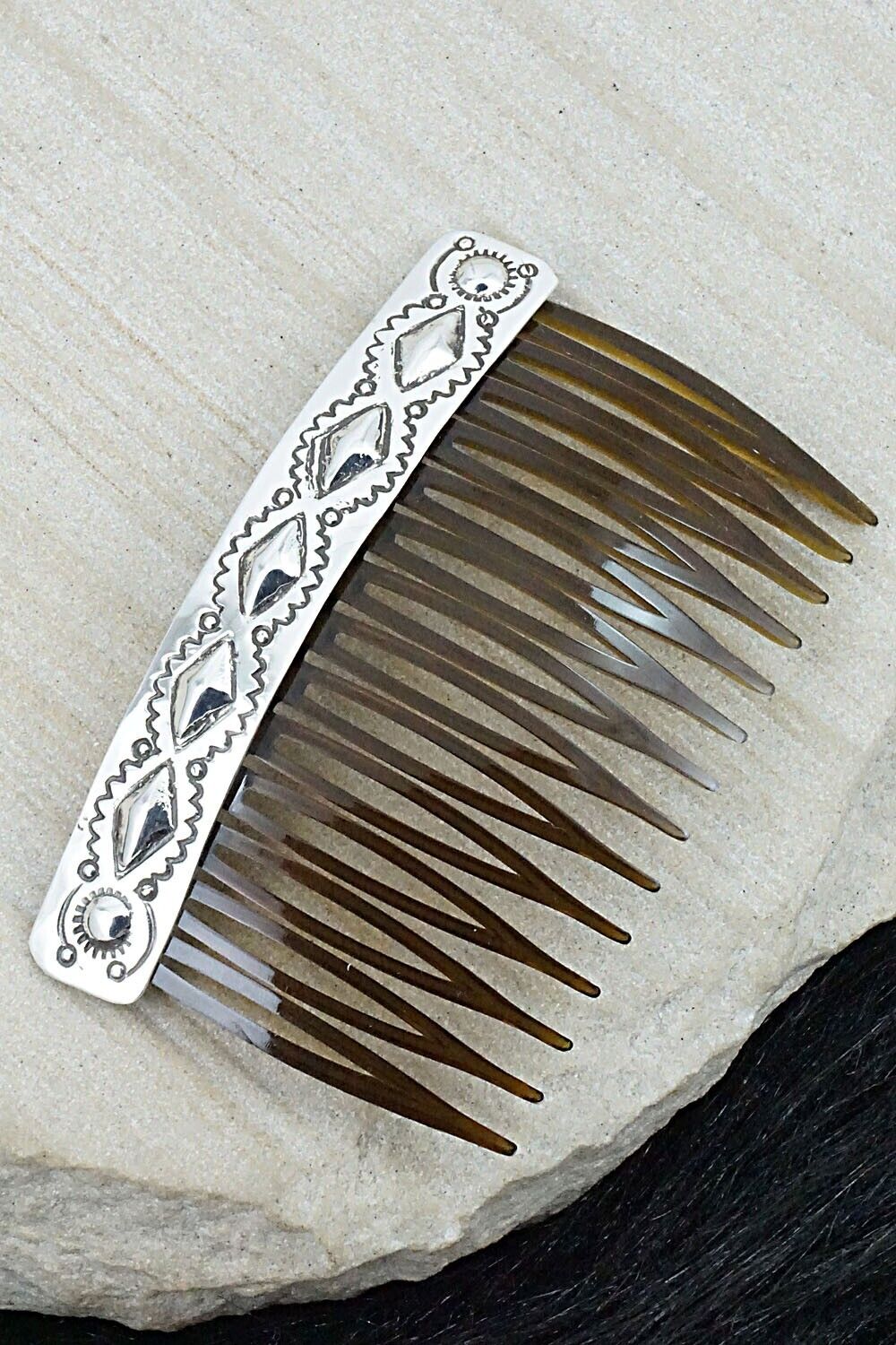 Sterling Silver Hair Combs - Jeannie Blackgoat