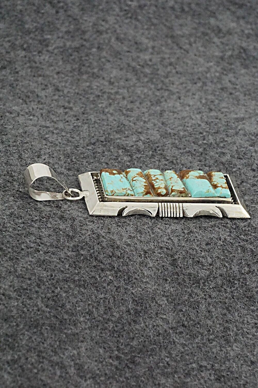 Turquoise & Sterling Silver Pendant - Steve Francisco