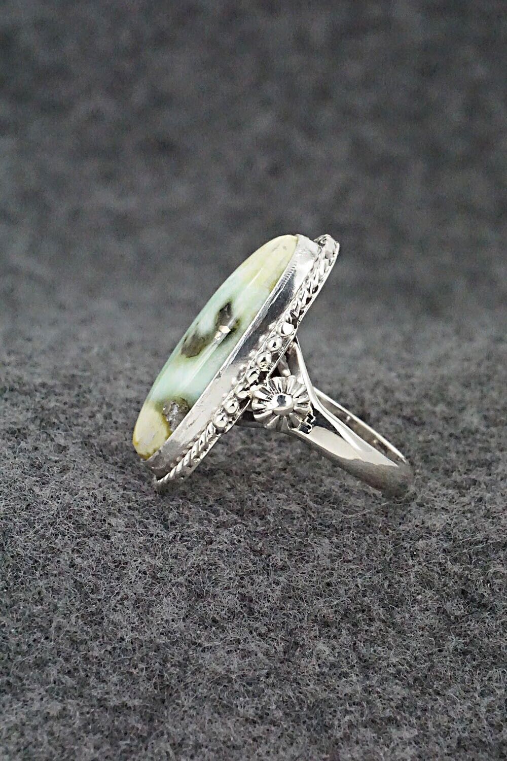 Variscite & Sterling Silver Ring - Andrew Vandever - Size 6