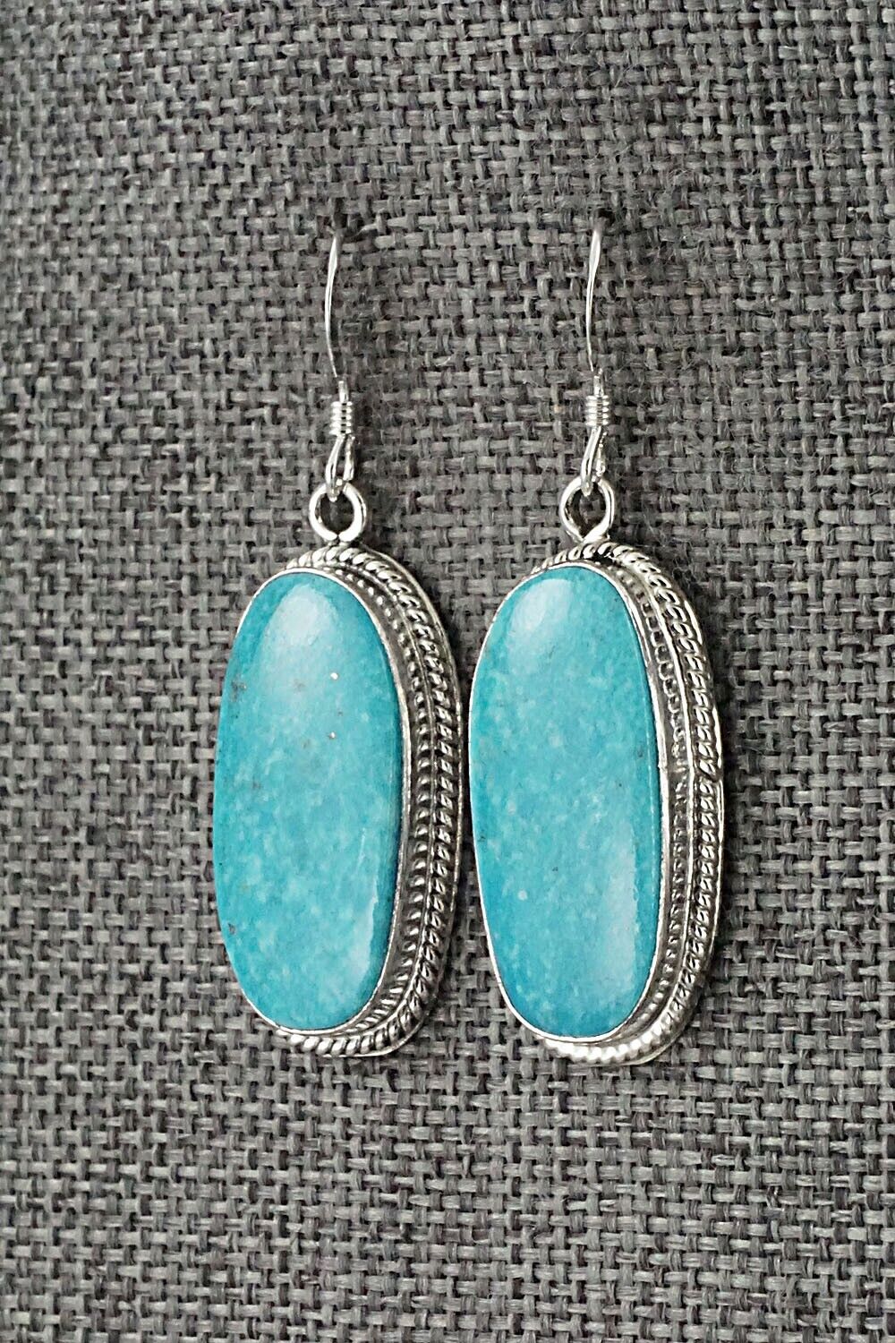 Turquoise and Sterling Silver Earrings - Sharon McCarthy