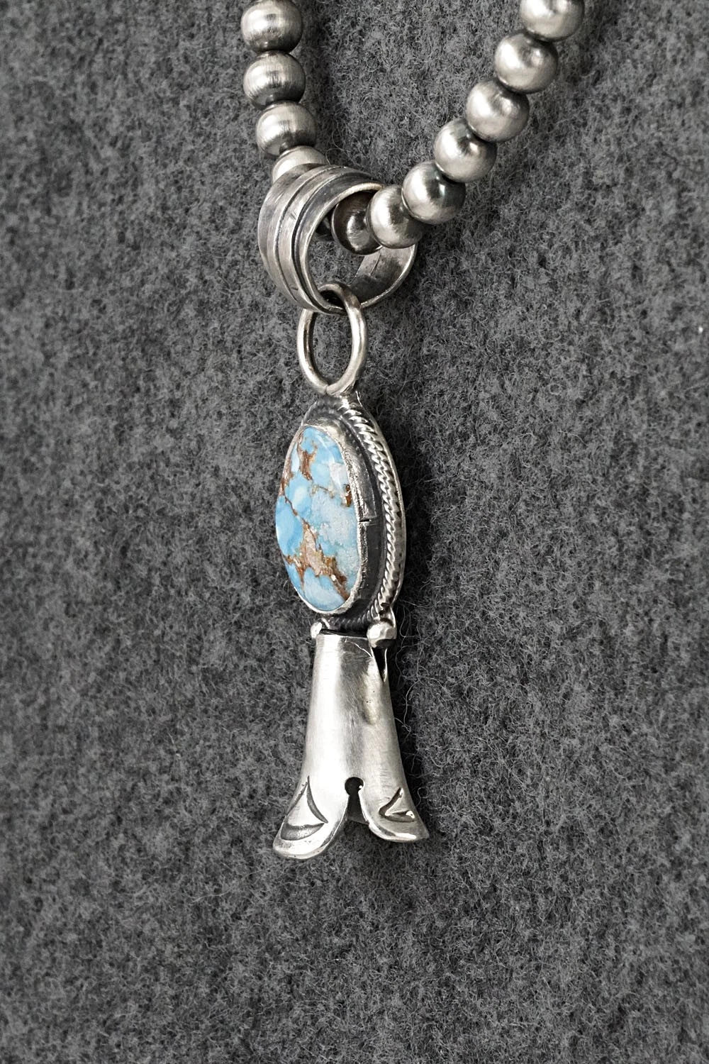 Turquoise & Sterling Silver Necklace - Sharon McCarthy