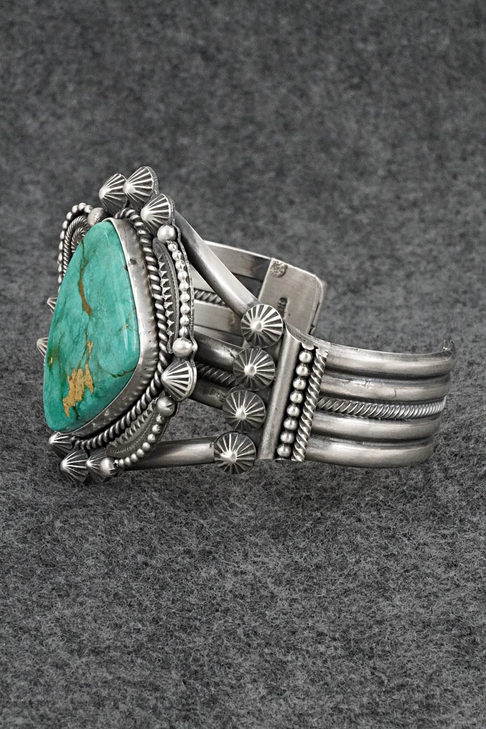 Turquoise & Sterling Silver Bracelet - Michael Calladitto