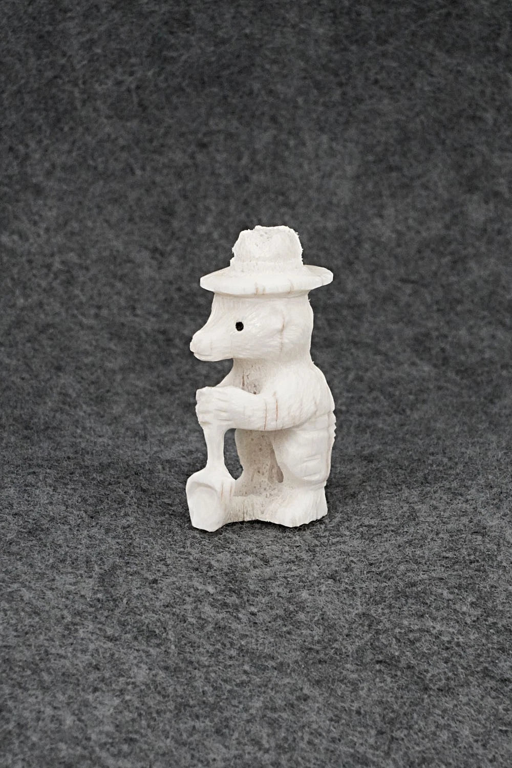Smokey Bear Zuni Fetish Carving - Chris Peina