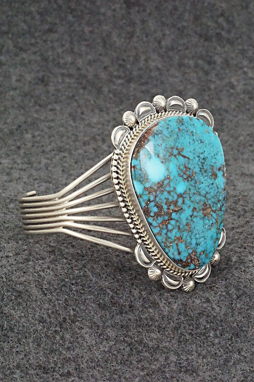 Turquoise & Sterling Silver Bracelet - Derrick Gordon