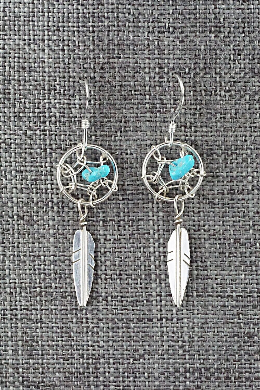 Zuni Native American Turquoise .925 Solid Sterling Silver Dreamcatcher –  Bridge Street Bazaar
