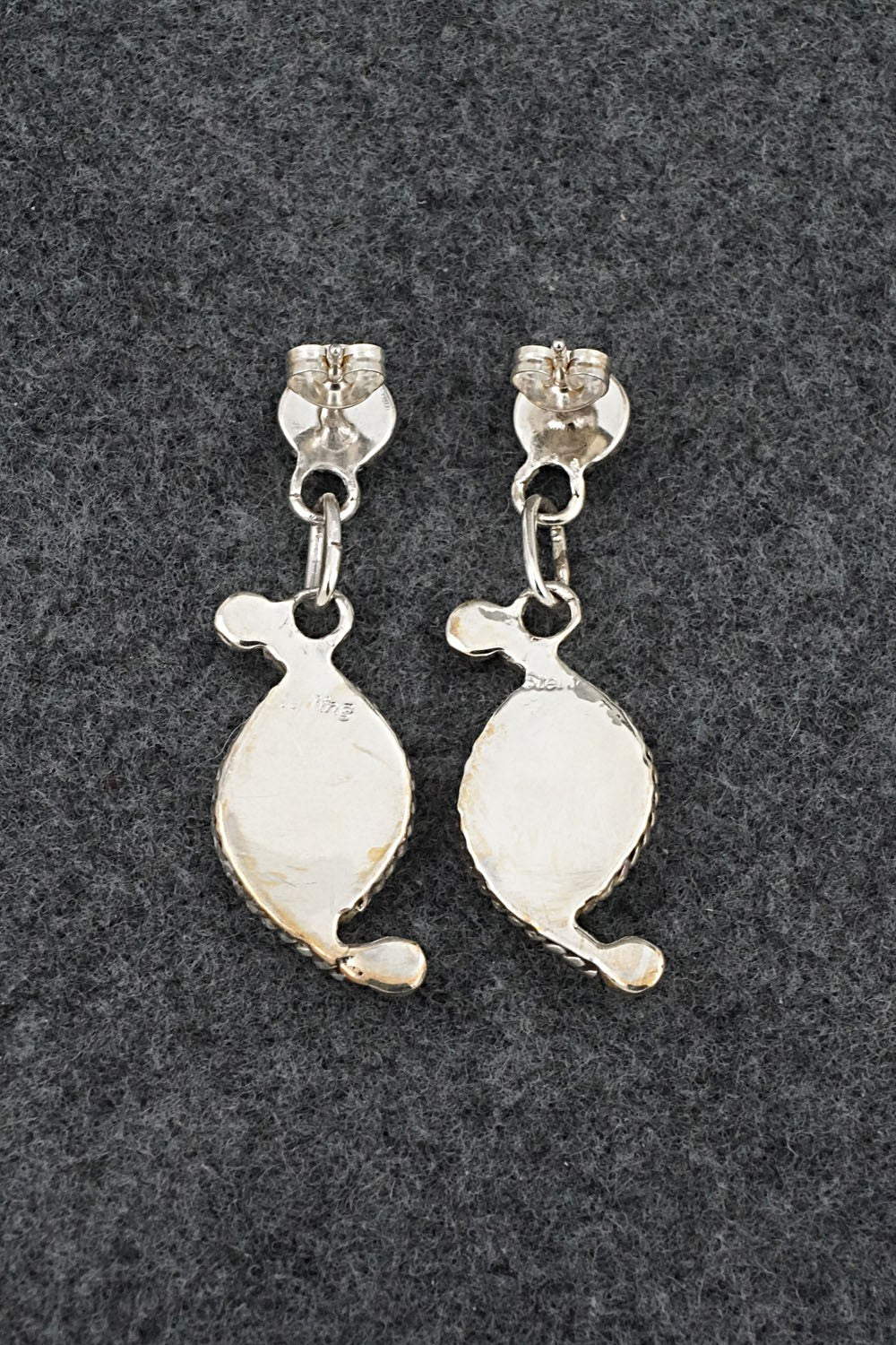 Turquoise & Sterling Silver Earrings - Carlen Seoutewa