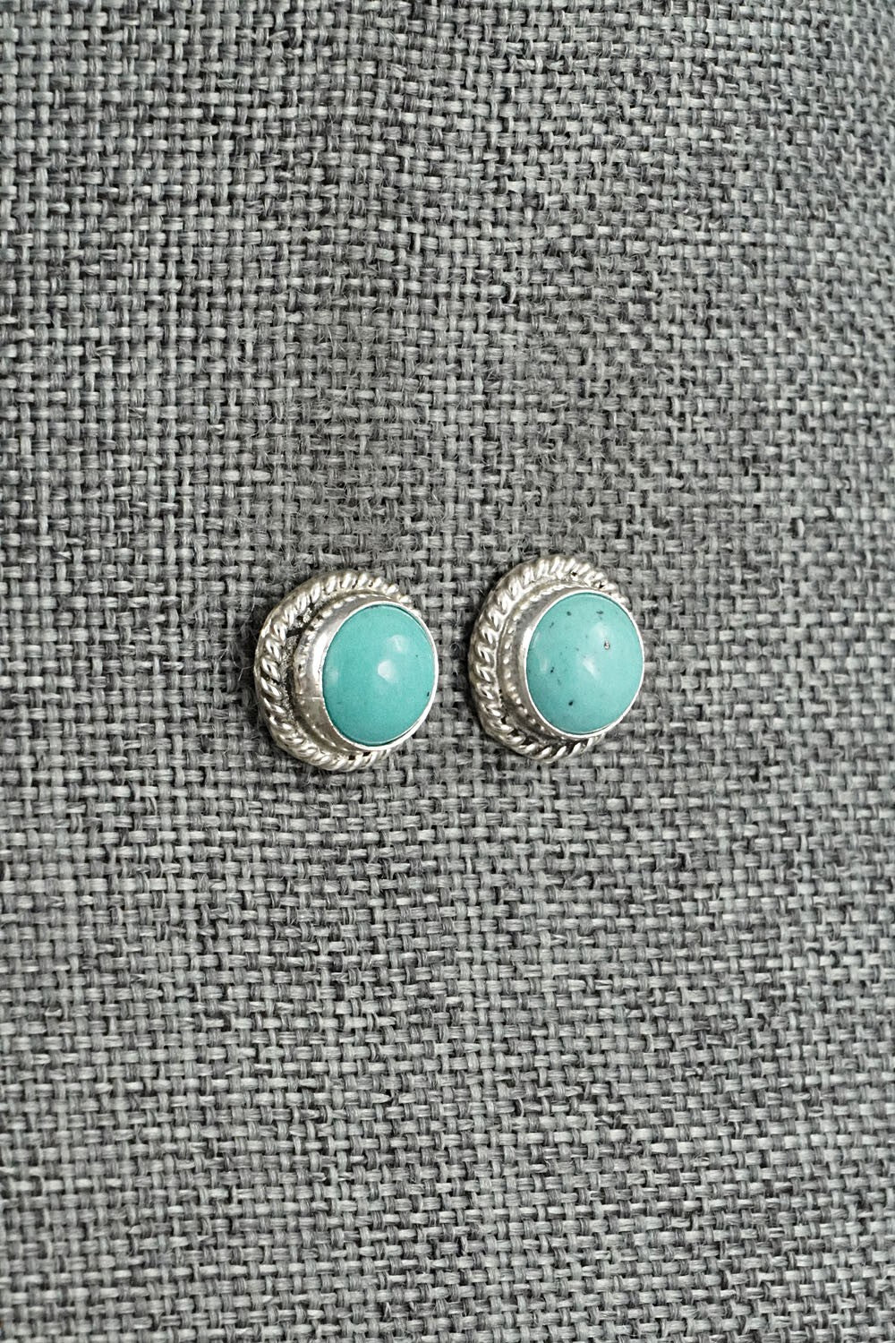 Turquoise & Sterling Silver Earrings - Byron Begay