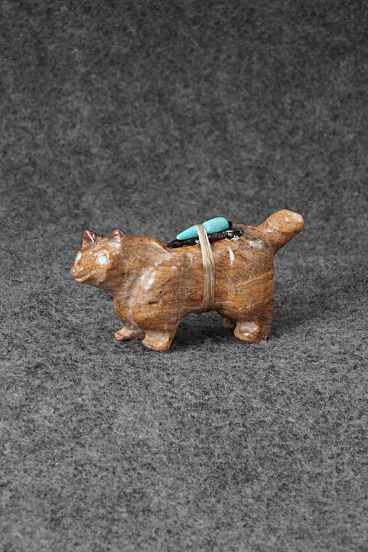 Fox Zuni Fetish Carving - Freddie Leekya