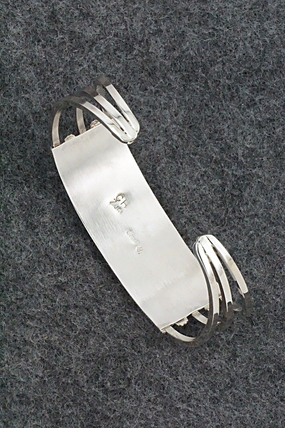 Turquoise & Sterling Silver Inlay Bracelet - Claudine Haloo