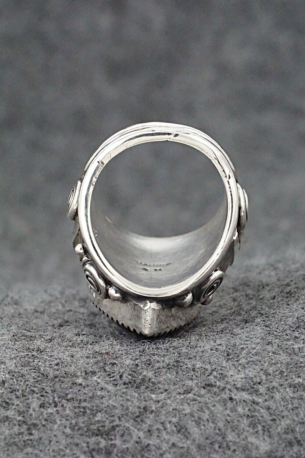 Onyx & Sterling Silver Ring - Darrell Morgan - Size 7