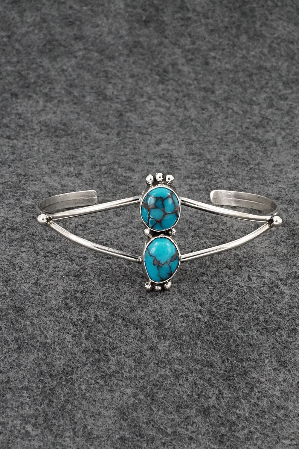 Turquoise & Sterling Silver Bracelet - Rena Begay