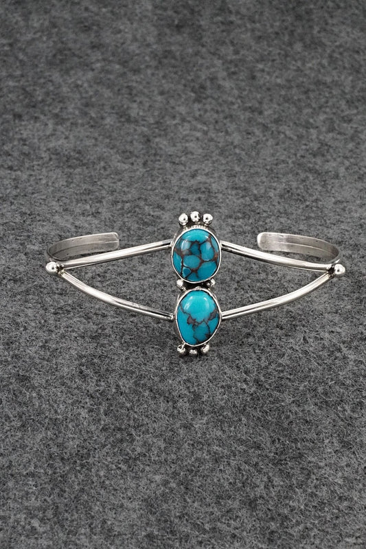 Turquoise & Sterling Silver Bracelet - Rena Begay
