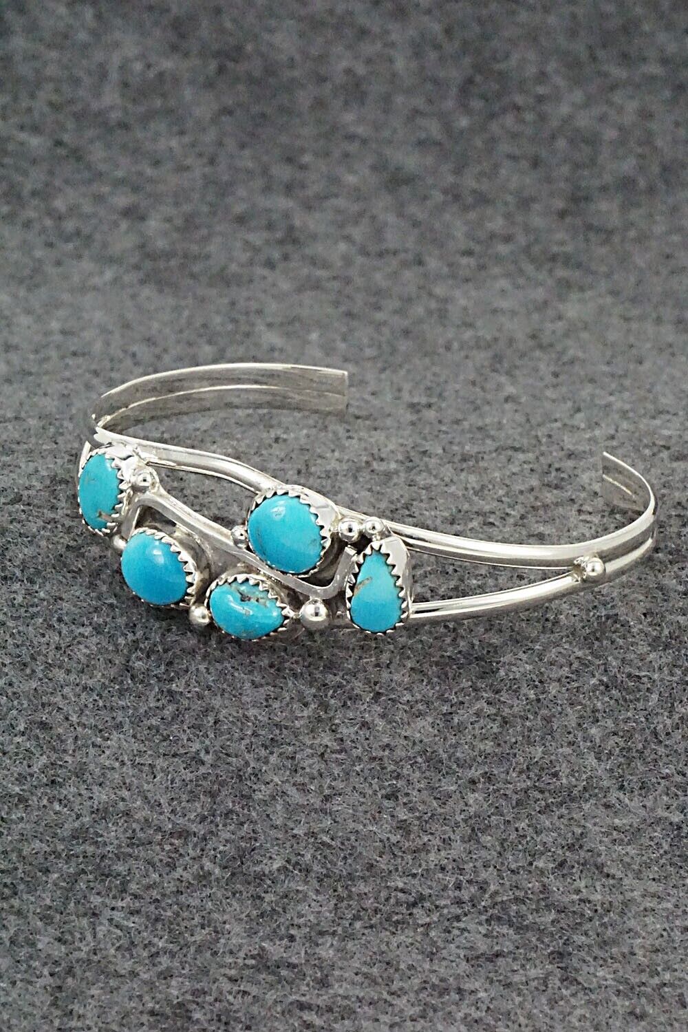 Turquoise & Sterling Silver Bracelet - Roberta Begay