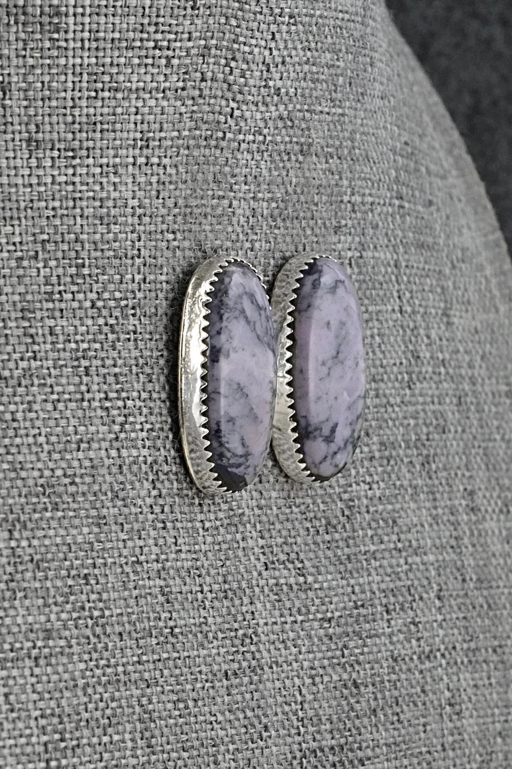 Morado & Sterling Silver Earrings - Murray Hannaweeka