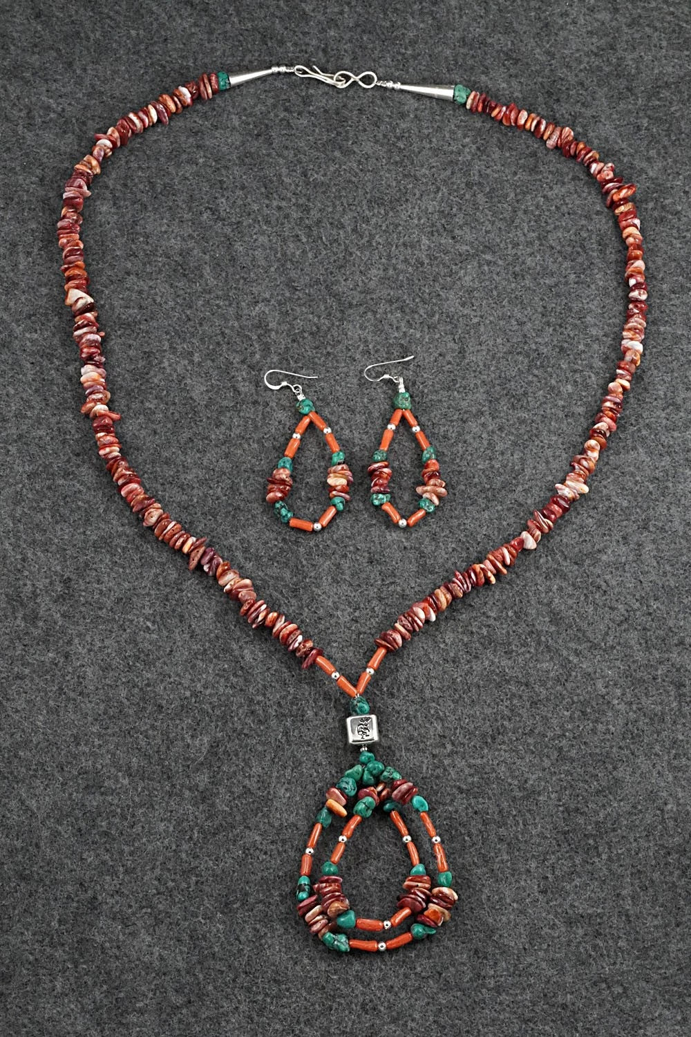 Multi-Stone & Sterling Silver Necklace Set - Erica Brown