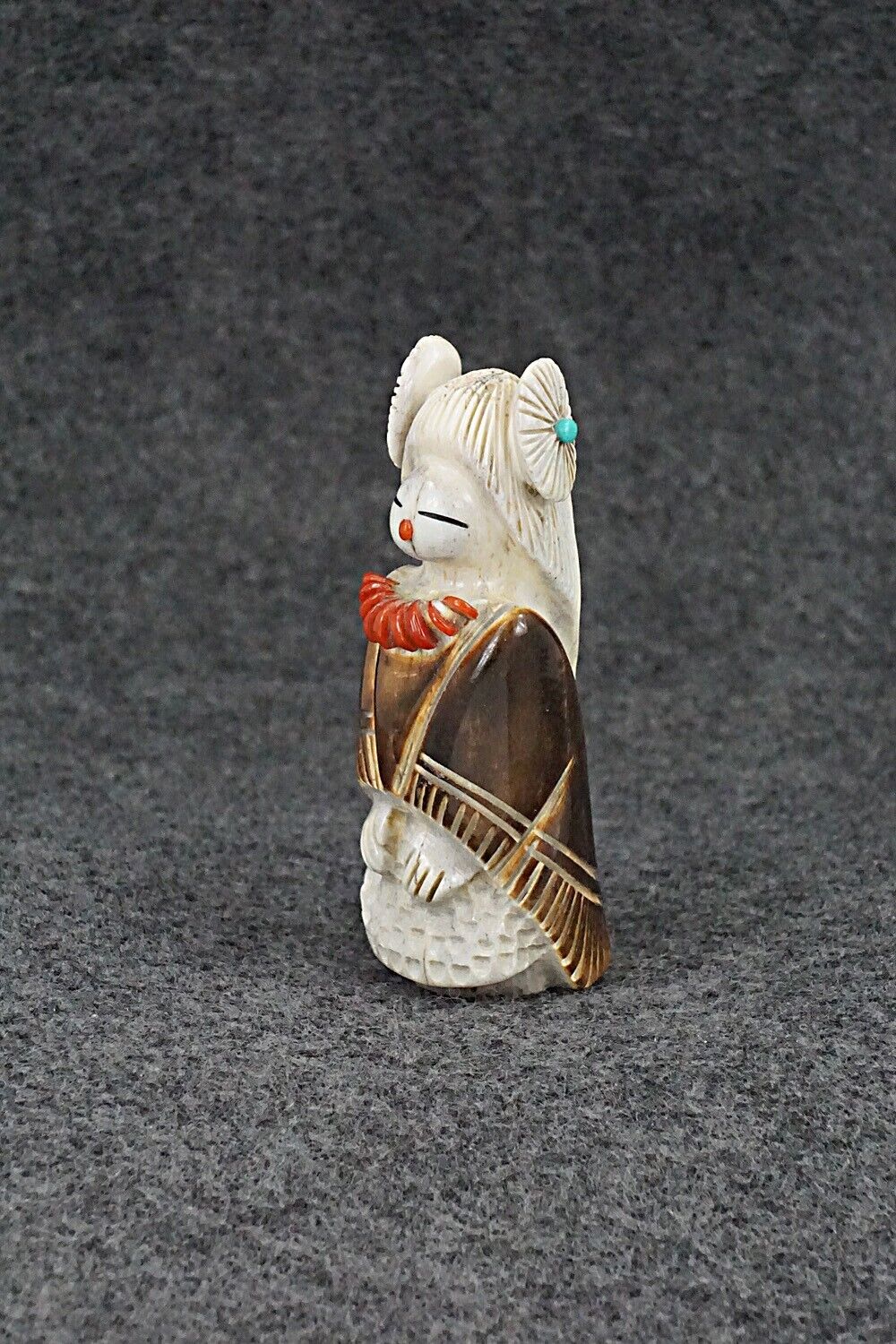 Corn Maiden Zuni Fetish Carving - Claudia Peina