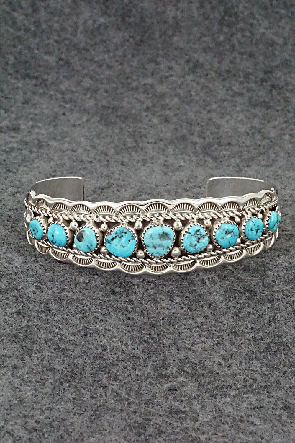 Turquoise & Sterling Silver Bracelet - Anthony Brown