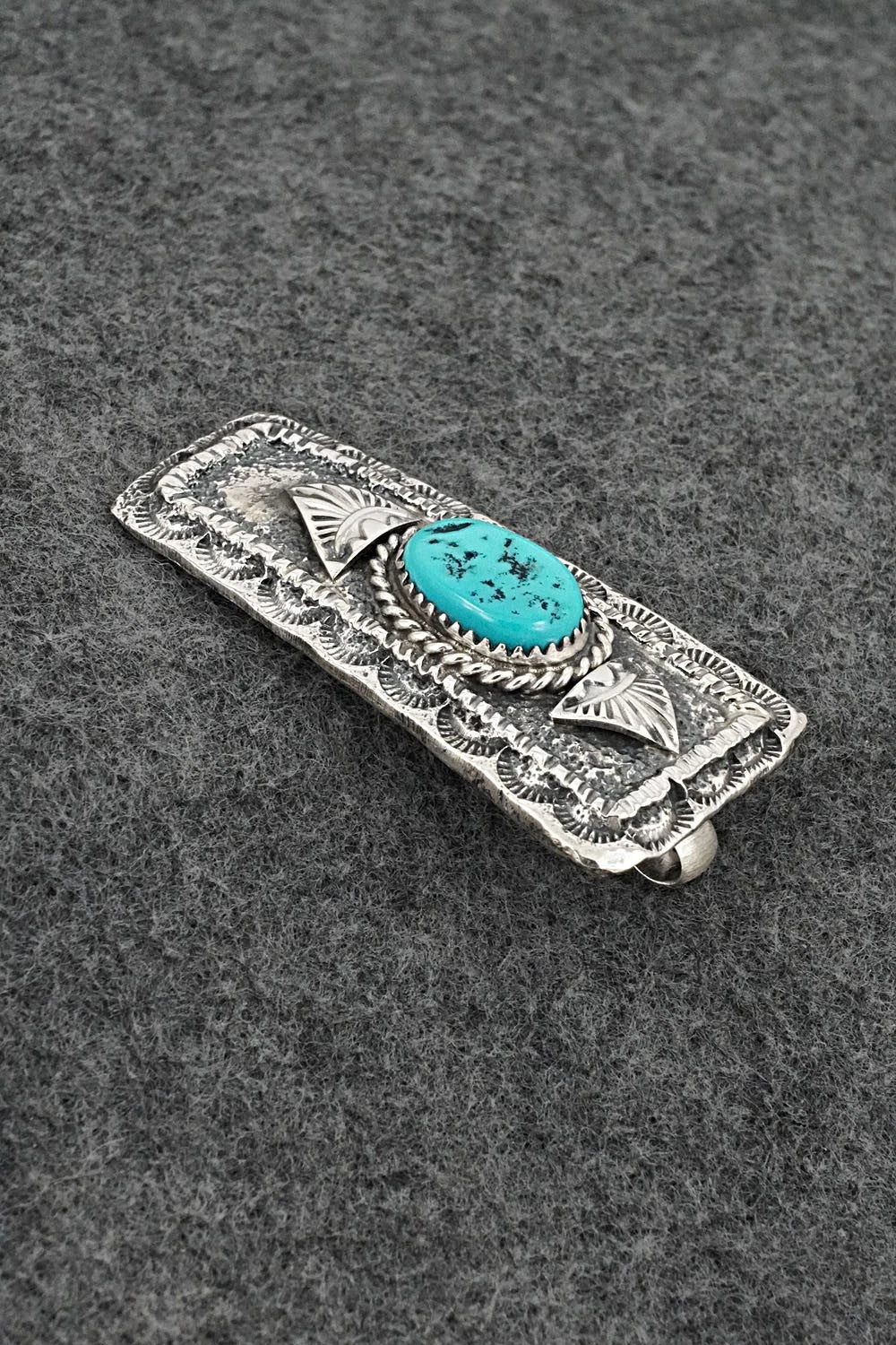 Turquoise & Sterling Silver Pendant - Dymitri Arviso