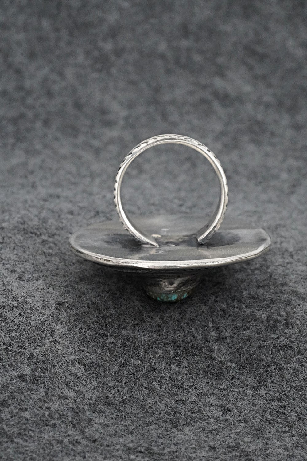 Turquoise & Sterling Silver Ring - Dexter Martinez - Size 9